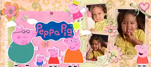 vectores plantilas DIA DEL NIÑO,MARCO,NIñO,PEPPA,